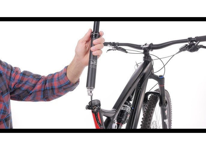 ZOOM Adjustable Seatpost 30.9mm Diameter 125mm Travel Internal Cable - SuperSaverAU - view 3