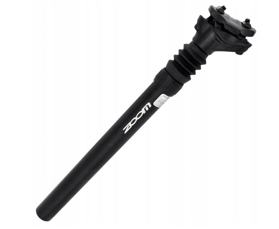 ZOOM Suspension Mountain MTB Road Bike Bicycle Seatpost Seat Shock Absorber Post Black Light Weight Aluminium - 31.6mm - SuperSaverAU - view 1