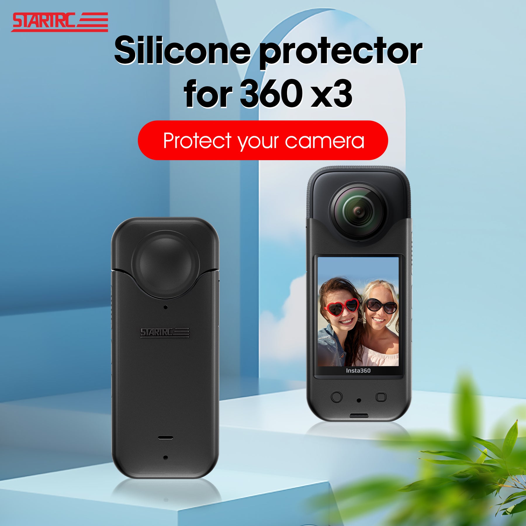 STARTRC Silicone Protective Case for Insta360 One X3