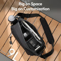 ULANZI BP11 8L Camera Sling Bag with Tripod Holder for Men Women, Lightweight Splash-proof DSLR/Mirrorless Anti-Theft Crossbody Bag for Travel Hiking Photography Customizable Front Pocket Camera Bag - SuperSaverAU - view 5