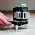 CIGMAN 3x360° Green Laser Level, Rechargeable, Remote Control, Magnetic Stand - SuperSaverAU - view 3