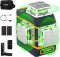 CIGMAN CM-801 3D Green Laser Level with Remote & 2 Batteries