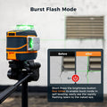 CIGMAN CM-801 3D Green Laser Level with Remote & 2 Batteries