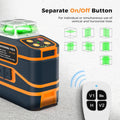 CIGMAN CM-801 3D Green Laser Level with Remote & 2 Batteries