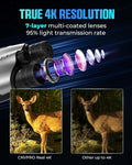 CIGMAN CNVPRO True 4K Night Vision Binoculars with 18H Battery