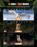 CIGMAN 4K Night Vision Binoculars with 3.99-Inch Display & 58MP Photos