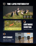 CIGMAN 4K Night Vision Binoculars with 3.99-Inch Display & 58MP Photos