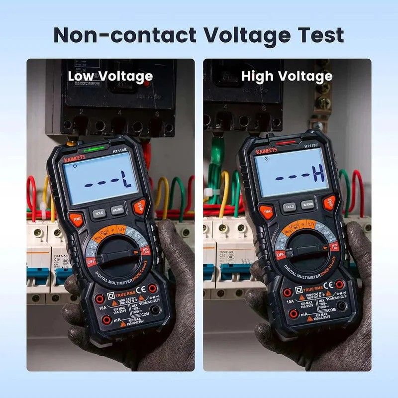 KAIWEETS HT118E TRMS Digital Multimeter with 20000 Counts & Case