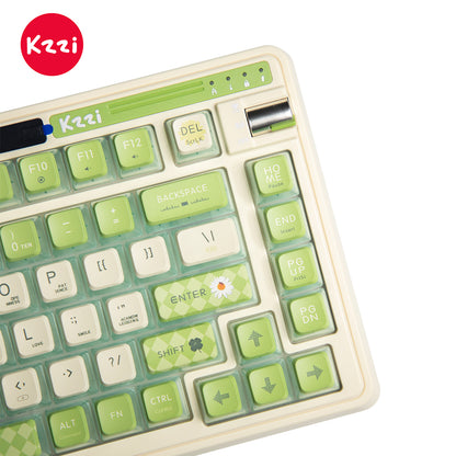 KZZI K75 PRO RGB 75% Wireless Gasket Mechanical Keyboard, Tri-Mode, Tactile Switches