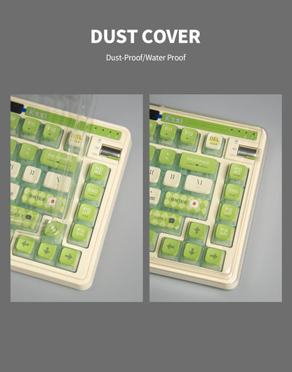 KZZI K75 PRO RGB 75% Wireless Gasket Mechanical Keyboard, Tri-Mode, Tactile Switches