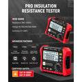 KAIWEETS Megohmmeter Insulation Resistance Tester with DAR/PI - 100GΩ
