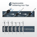 KAIWEETS KETS02 Smart Digital Soldering Iron Kit with OLED - 65W AU Plug