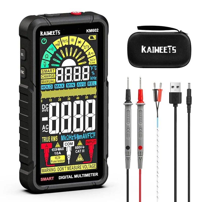 KAIWEETS KM602 Smart Rechargeable Digital Multimeter - 6000 Counts