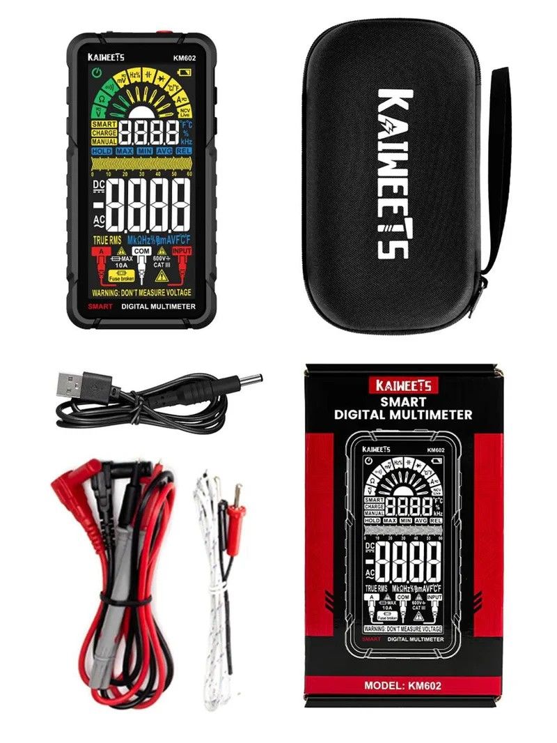 KAIWEETS KM602 Smart Rechargeable Digital Multimeter - 6000 Counts