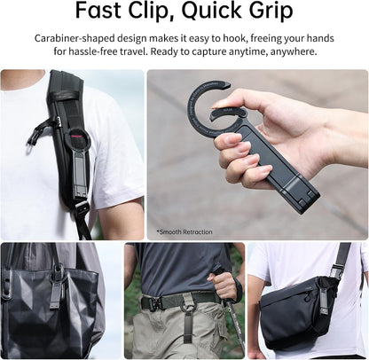 ULANZI MA30 Magnetic Phone Tripod Stand for iPhone - Aluminium Maglock Smartphone Mini Tripod Pocket Cell Phone Stand Dual-Sided Magnet Quick Mount Compatible with iPhone 16 15 14 13 12 Magsafe
(Purple)