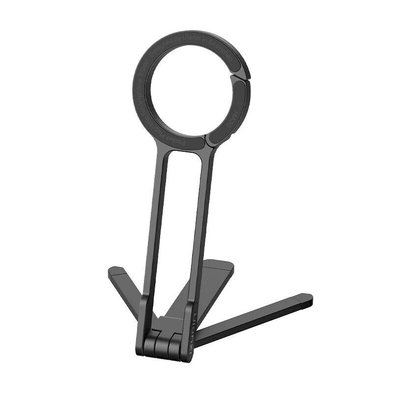 ULANZI MA30 Magnetic Phone Tripod Stand for iPhone - Aluminium Maglock Smartphone Mini Tripod Pocket Cell Phone Stand Dual-Sided Magnet Quick Mount Compatible with iPhone 16 15 14 13 12 Magsafe
(Dark Grey) - SuperSaverAU - view 1