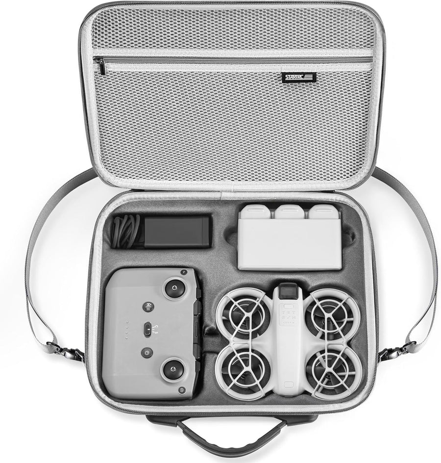 STARTRC Carrying Case for DJI Neo Portable PU Storage Protective Bag for DJI Neo Fly More Combo Accessories, Compatible with RC-N3 Remote Controller, Neo Intelligent Flight Battery, Charging Hub - SuperSaverAU - view 1
