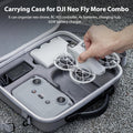 STARTRC Carrying Case for DJI Neo Portable PU Storage Protective Bag for DJI Neo Fly More Combo Accessories, Compatible with RC-N3 Remote Controller, Neo Intelligent Flight Battery, Charging Hub - SuperSaverAU - view 2