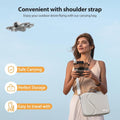 STARTRC Carrying Case for DJI Neo Portable PU Storage Protective Bag for DJI Neo Fly More Combo Accessories, Compatible with RC-N3 Remote Controller, Neo Intelligent Flight Battery, Charging Hub - SuperSaverAU - view 4