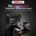 STARTRC Action 5 Pro Magnetic Adapter Mount for DJI Osmo Action 5 Pro/Action 4/Action 3 Quick Release Adapter with Connection Adapter Extension Base Accessories - SuperSaverAU - view 1