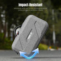 STARTRC Flip Drone Case for DJI Flip Fly More Combo,Portable PU Leather Shoulder Bag Can Organizes RC2/RC-N3 Remote, 7 Original Batteries, Charging Hub, 65W Charger, Flip Drone and Other Accessories - SuperSaverAU - view 4
