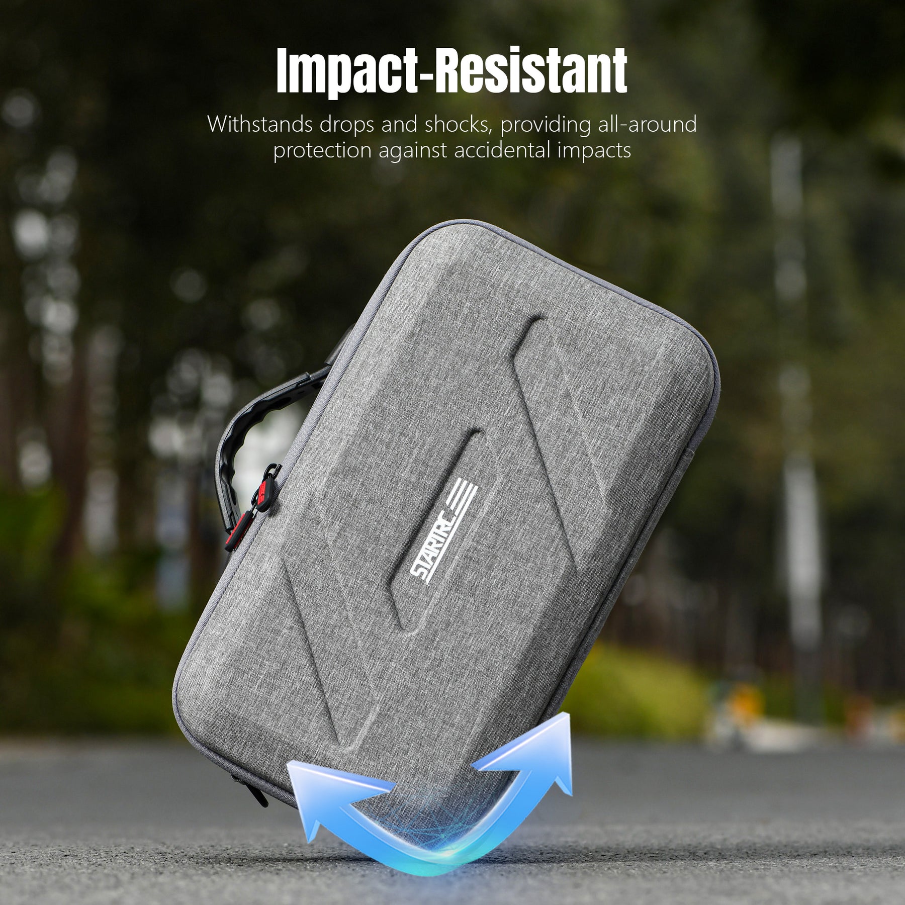 STARTRC Flip Drone Case for DJI Flip Fly More Combo,Portable PU Leather Shoulder Bag Can Organizes RC2/RC-N3 Remote, 7 Original Batteries, Charging Hub, 65W Charger, Flip Drone and Other Accessories - SuperSaverAU - view 4