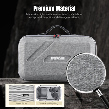 STARTRC Flip Drone Case for DJI Flip Fly More Combo,Portable PU Leather Shoulder Bag Can Organizes RC2/RC-N3 Remote, 7 Original Batteries, Charging Hub, 65W Charger, Flip Drone and Other Accessories