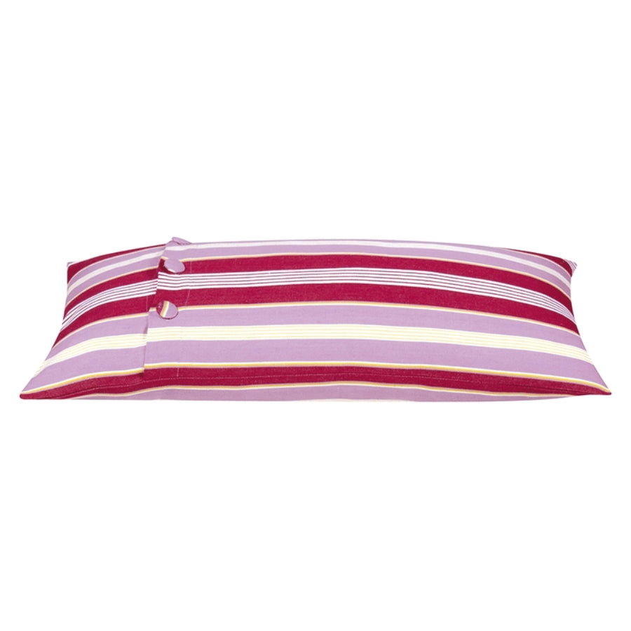 Coste Fuchsia 35x70cm Multicoloured Striped Cushion Cover for Lounge & Bed - SuperSaverAU - view 1