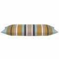 Corban Aqua Striped Rectangle Cushion Cover 35x70cm - Nautical, Colourful - SuperSaverAU - view 1
