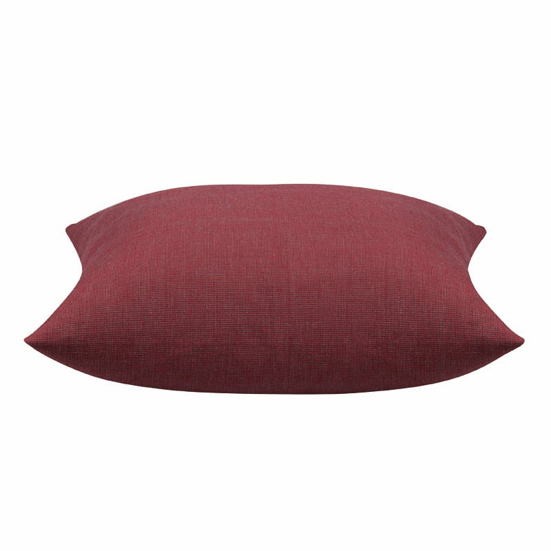 Elements Deep Red Cushion Cover, 40cm x 40cm, Square, Cotton, Zipper Closure - SuperSaverAU - view 1