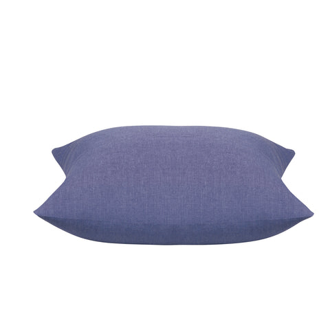Elements Indigo Cushion Cover, Square 40cm x 40cm, Cotton, Hamptons Style - SuperSaverAU - view 1