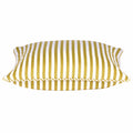 Dandi Mustard Yellow & White Striped Cushion Cover 40x40cm - Beach Style - SuperSaverAU - view 1