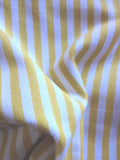 Dandi Mustard Yellow & White Striped Cushion Cover 40x40cm - Beach Style - SuperSaverAU - view 2