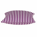 Dandi Fuchsia Striped Cushion Cover 40x40cm - Cotton, Square, Nautical Style - SuperSaverAU - view 1