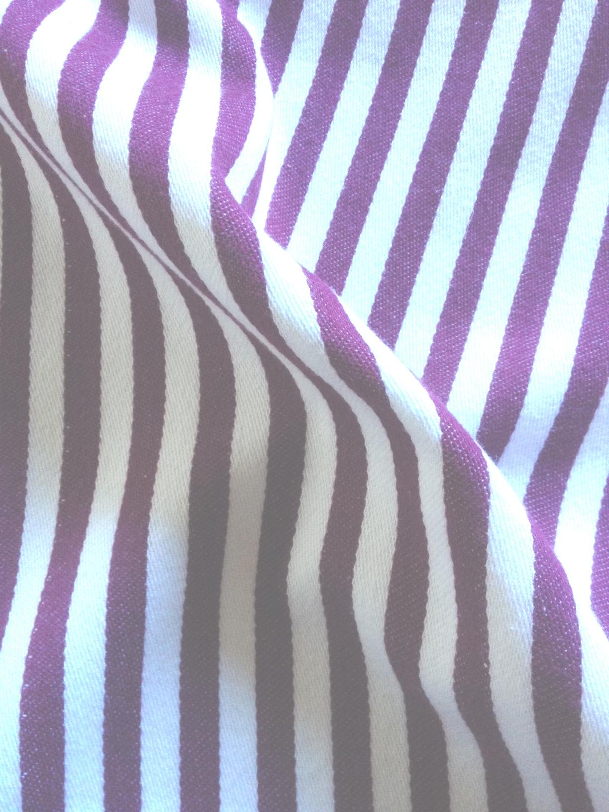 Dandi Fuchsia Striped Cushion Cover 40x40cm - Cotton, Square, Nautical Style - SuperSaverAU - view 2