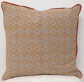 Azuk Pack of 4 Orange & Grey Aztec Cushion Covers 50cm x 50cm - SuperSaverAU - view 1