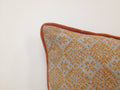 Azuk Pack of 4 Orange & Grey Aztec Cushion Covers 50cm x 50cm - SuperSaverAU - view 2