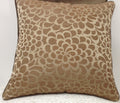 Flower Beige Cushion Covers - Pack of 4, 40cm Square, Floral Contemporary Design - SuperSaverAU - view 2