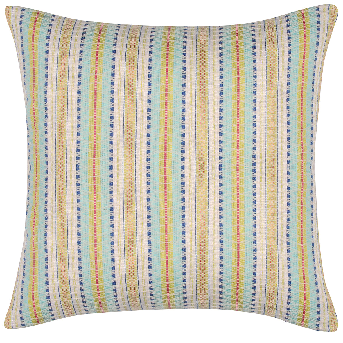 Finn Multicoloured Retro Cushion Cover 40cm x 40cm - Modern Hand Woven Design - SuperSaverAU - view 1