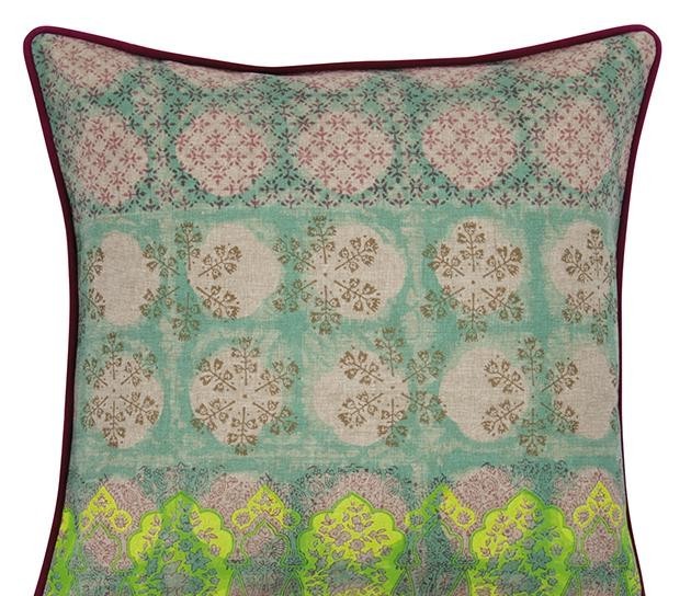 Avia Cushion Cover 45cm x 45cm Modern Funky Retro Design Fuchsia Multicoloured - SuperSaverAU - view 2