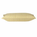 Dandi Mustard Yellow & White Rectangle Cushion Cover 35cm x 60cm, Nautical Style - SuperSaverAU - view 1