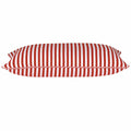 Dandi Pack of 4 Red & White Rectangle Cushion Covers 35cm x 60cm, Nautical Style - SuperSaverAU - view 2
