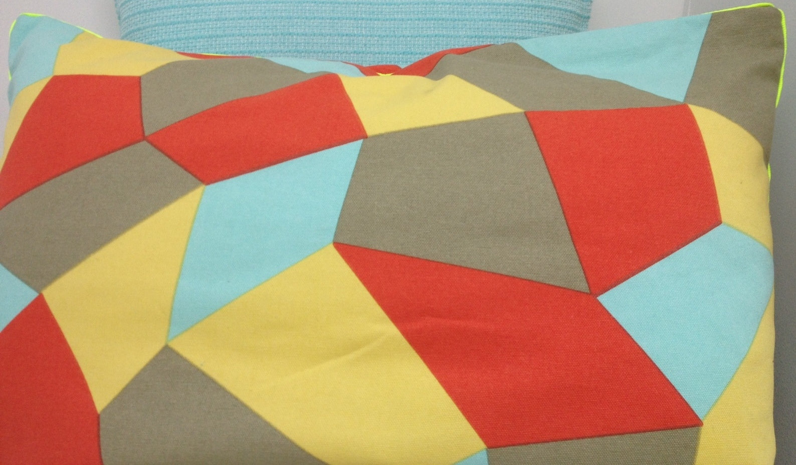 Geo Beige Pack of 4 Geometric Design 40x60cm Rectangle Cushion Covers - SuperSaverAU - view 1