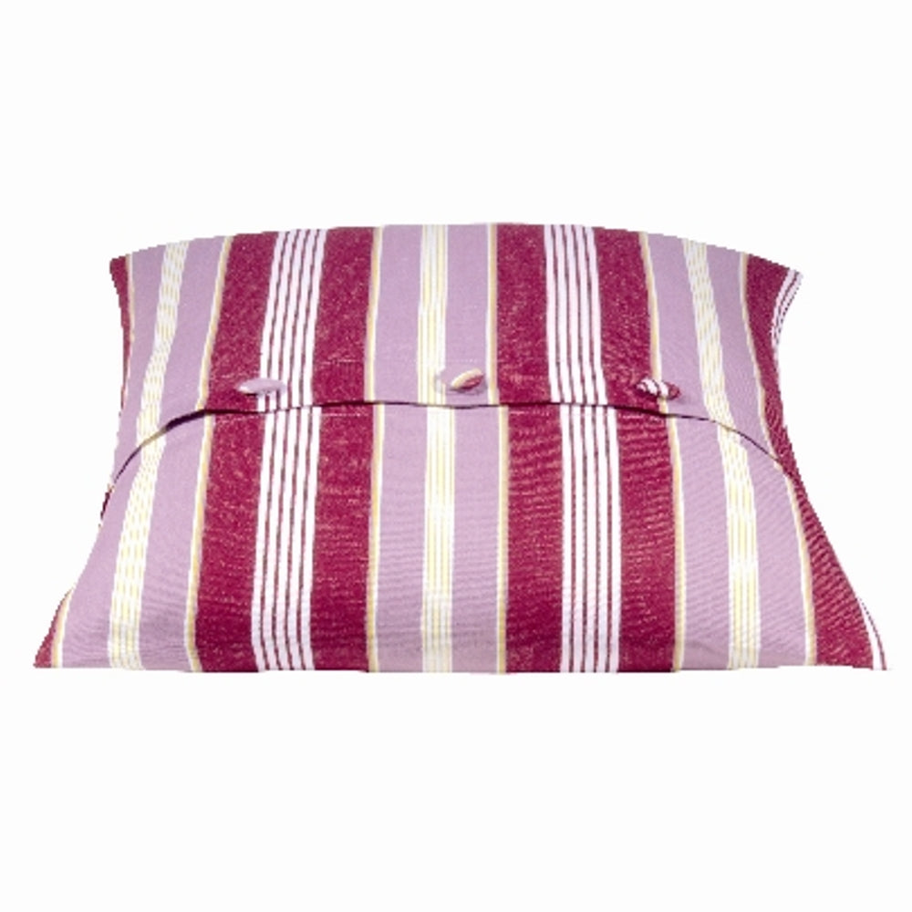 Coste Fuchsia Striped Cushion Cover 50x50cm - Multicoloured Cotton Decor - SuperSaverAU - view 2
