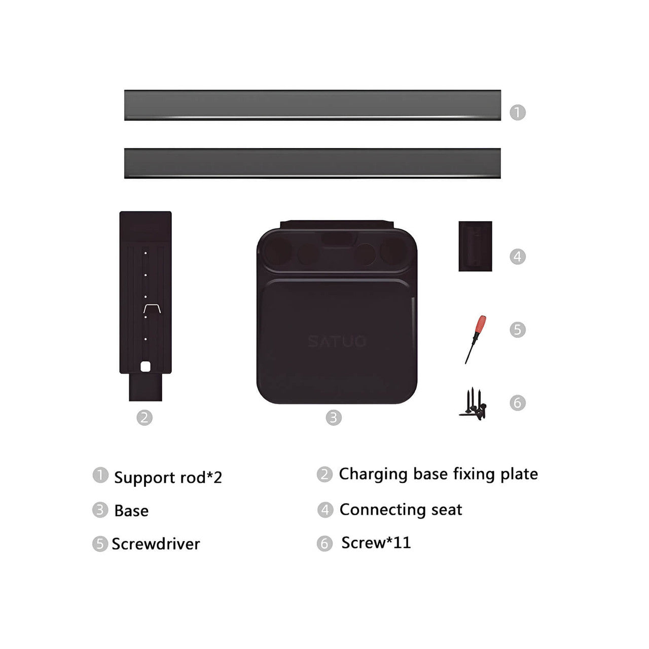 Premium Satuo S1 Freestanding Docking Stand for Dyson Stick Vacuums