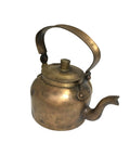Old Brass Tea Kettle Clock - Hand Crafted, Battery Operated, 180mm x 140mm x 130mm - SuperSaverAU - view 3