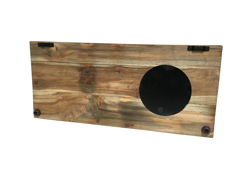 Wall Clock - Frying Pan On Recycled Wood - SuperSaverAU - view 3