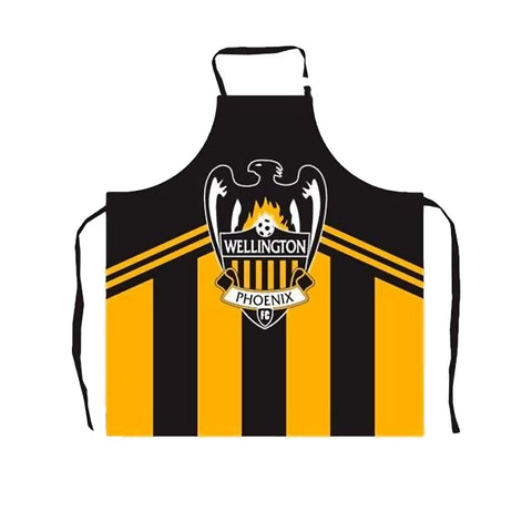 A-League BBQ Apron Wellington Phoenix - 57 x 72 cm, Cotton/Polyester, Team Print - SuperSaverAU - view 1