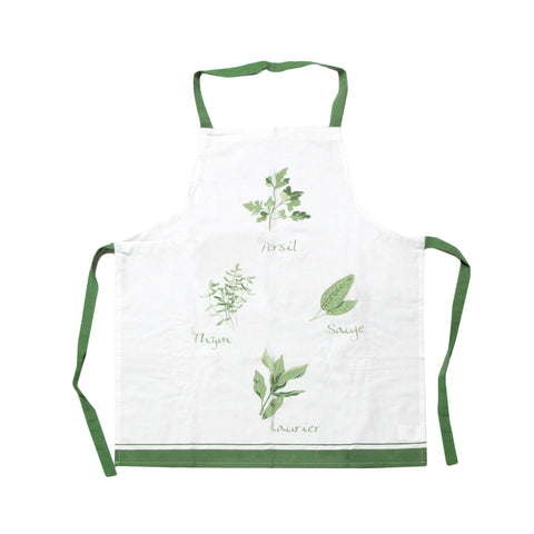 Propert 100% Cotton Apron Herb Garden 65 x 80cm - Stylish Herbs Print Design - SuperSaverAU - view 1