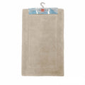 Egyptian Cotton Bath Mat 50x80 cm - Ultra Absorbent, Machine Washable, Taupe - SuperSaverAU - view 1